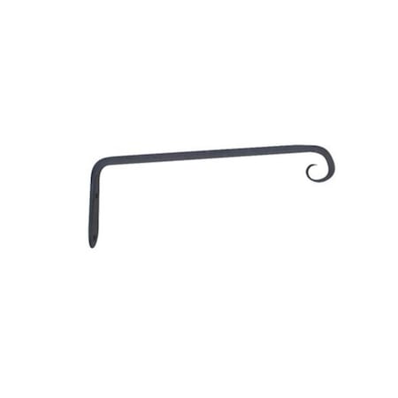 Dare2Decor 10 in. Straight Hanging Plant Hook Black DA3857355